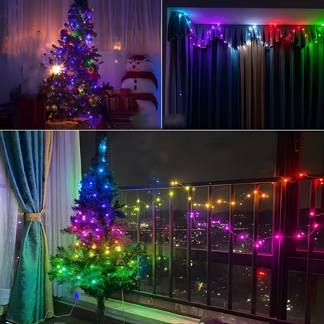 2x1 Luces inteligentes con Bluetooth y control remoto